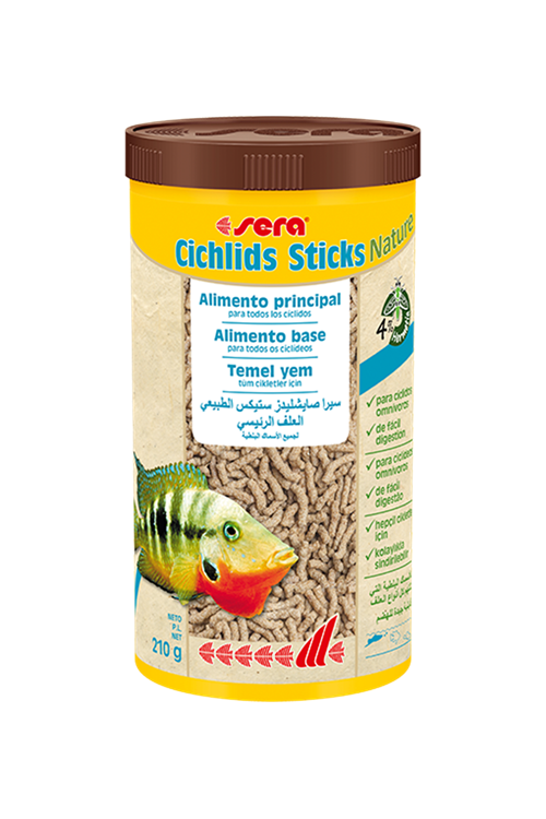 sera cichlids sticks nature - 1000 ml
