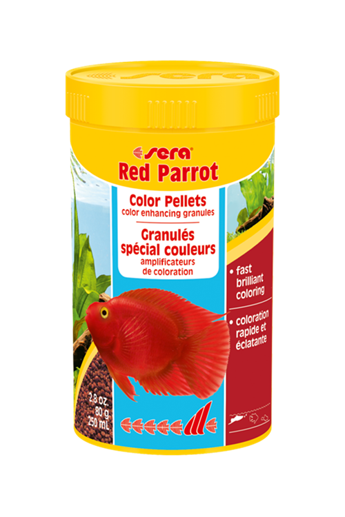 sera red parrot pellets - 250 ml