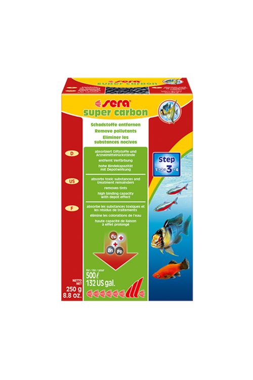 sera süper aktif  karbon - 250 gr