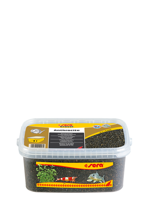 sera akvaryum kumu antrasit  1-3 mm 3 Litre