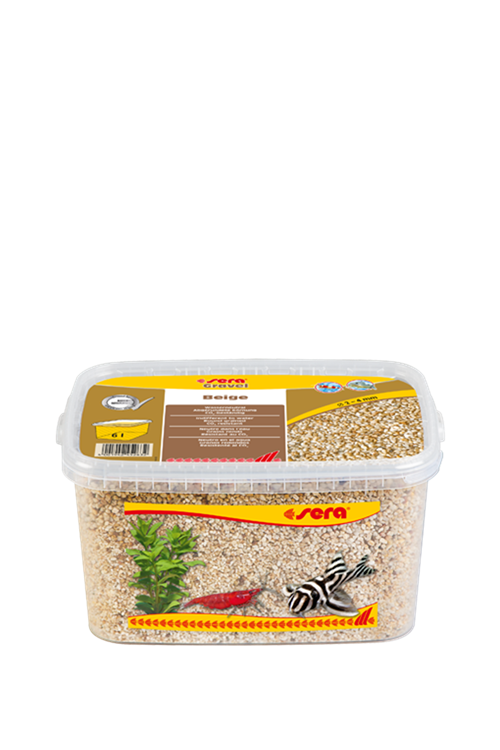 sera akvaryum kumu bej  2-4 mm 6 Litre