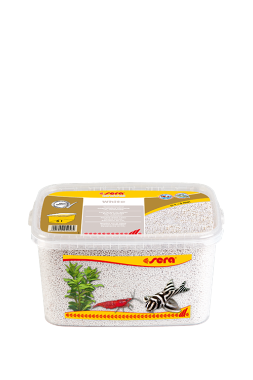 sera akvaryum kumu beyaz  1-3 mm 6 Litre