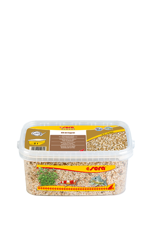 sera akvaryum kumu bej  2-4 mm 3 Litre