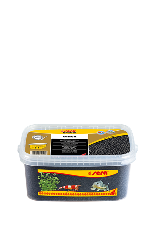 sera akvaryum kumu siyah  2-3 mm 3 Litre