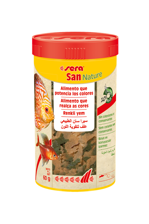 sera san color flakes - 250 ml