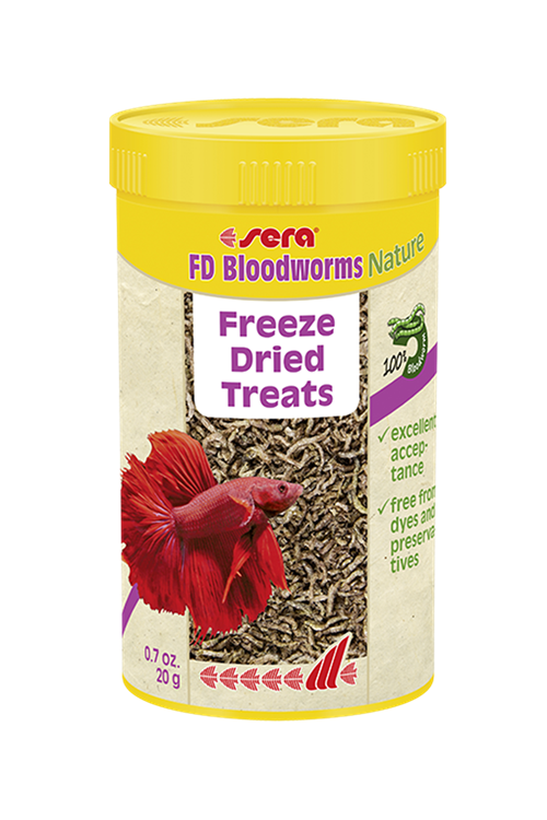 sera bloodworms FD Snack (kan kurdu) 250 ml