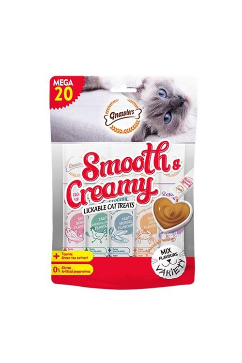 Gnawlers Mix Krema Karışık Kedi Ödül Maması 20x15gr
