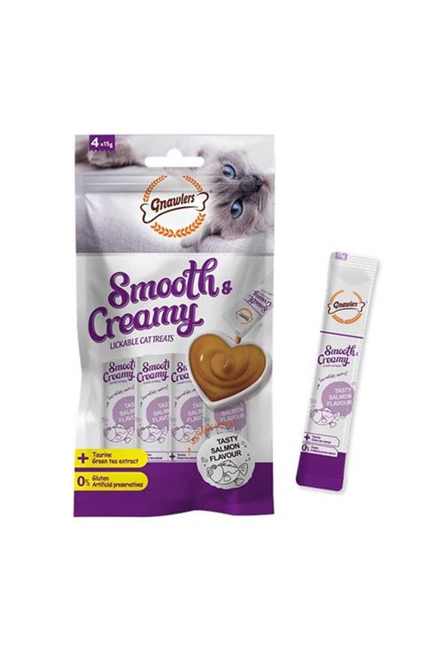 Gnawlers Somonlu Krema Kedi Ödül Maması 4x15gr