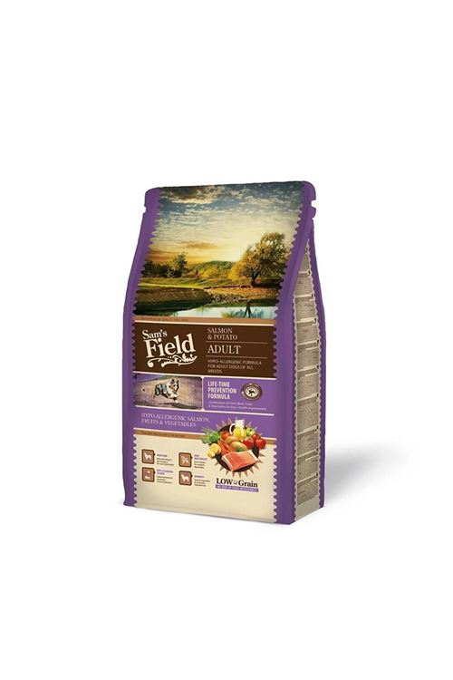 Sam's Field Hypo-Allergenic Somonlu Patatesli Düşük Tahıllı Yetişkin Köpek Maması 2.5kg