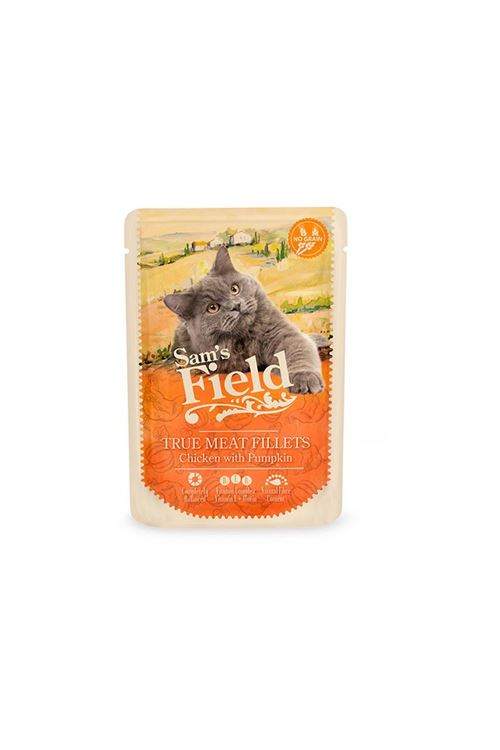 Sam's Field Tavuklu Balkabaklı Tahılsız Yetişkin Kedi Konservesi 85gr