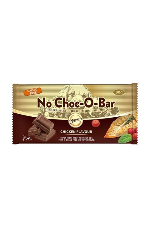Gnawlers No Choc-O-Bar Tavuk Aromalı Çikolata Köpek Ödülü 80gr