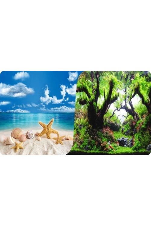 PLASTİK POSTER DENİZ BİTKİ 30 CM 15 MT