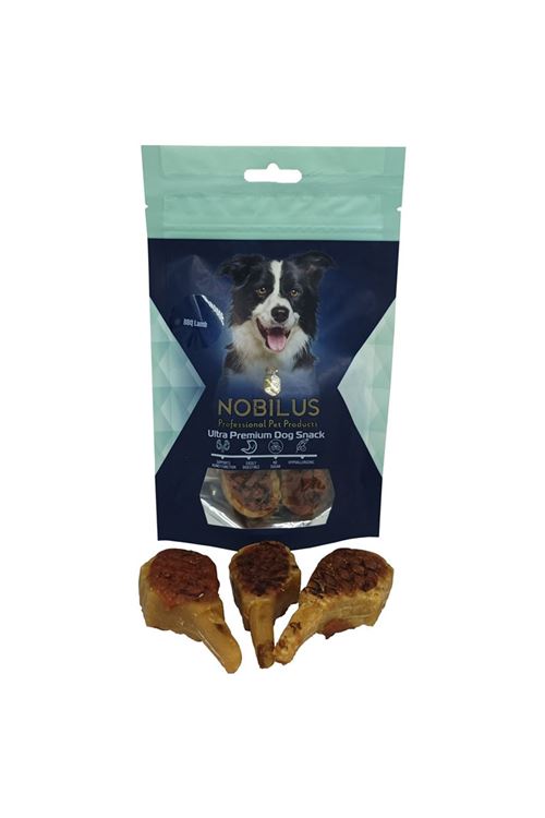 Nobilus Barbekü Kuzu Pirzolası Köpek Ödül Maması 80g