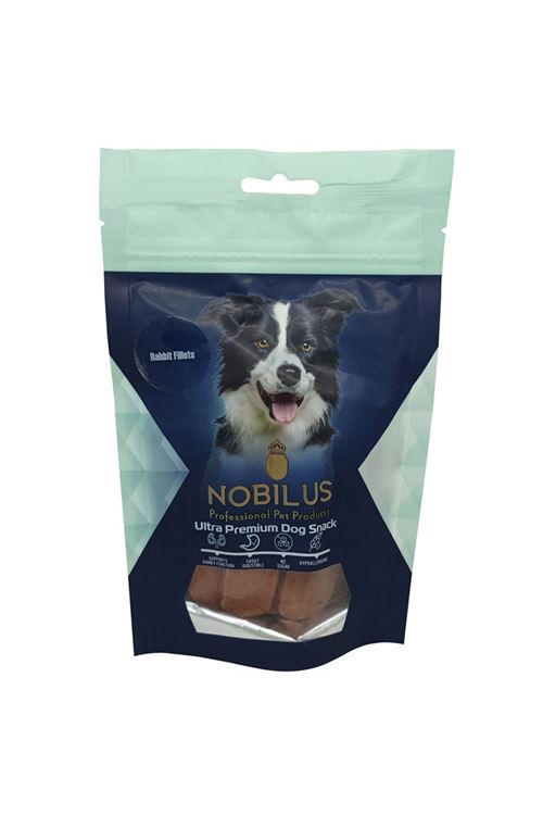 Nobilus Tavşan Fileto Köpek Ödül Maması 80g