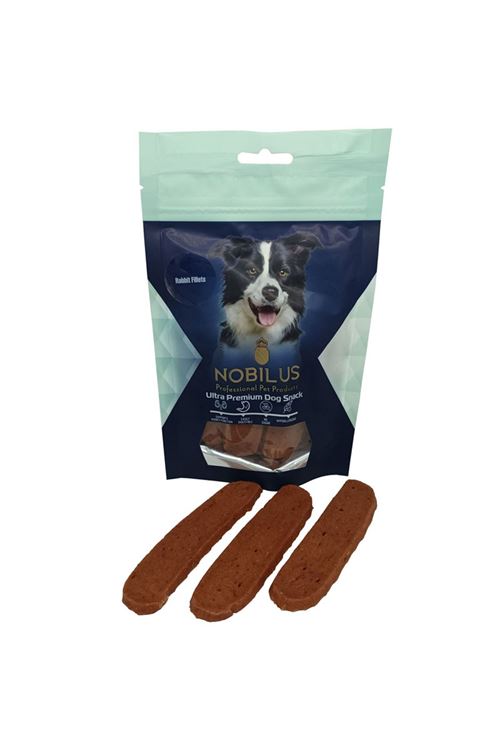 Nobilus Tavşan Fileto Köpek Ödül Maması 80g