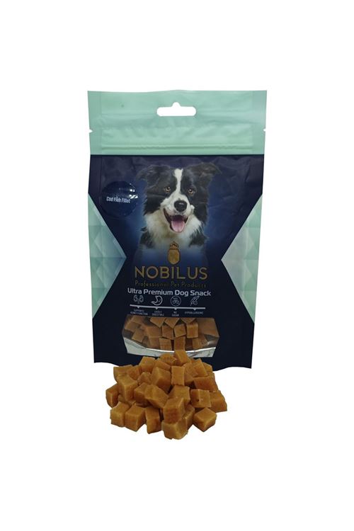 Nobilus Morina Balığı Fileto Köpek Ödül Maması 80g