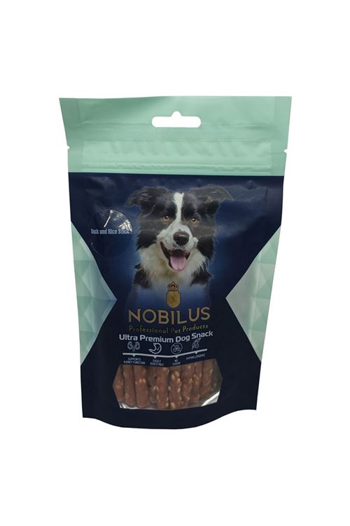 Nobilus Ördek ve Pirinç Çubuğu Köpek Ödül Maması 80g