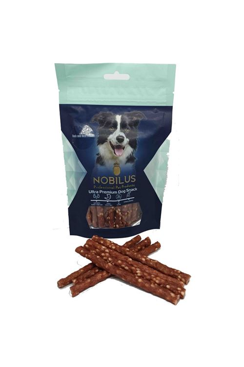 Nobilus Ördek ve Pirinç Çubuğu Köpek Ödül Maması 80g