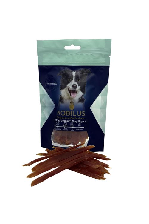 Nobilus Yumuşak Ördek Dilimleri Köpek Ödül Maması 80g