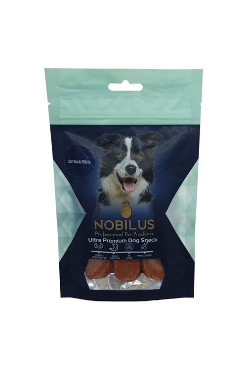 Nobilus Yumuşak Ördek Filetosu Köpek Ödül Maması 80g