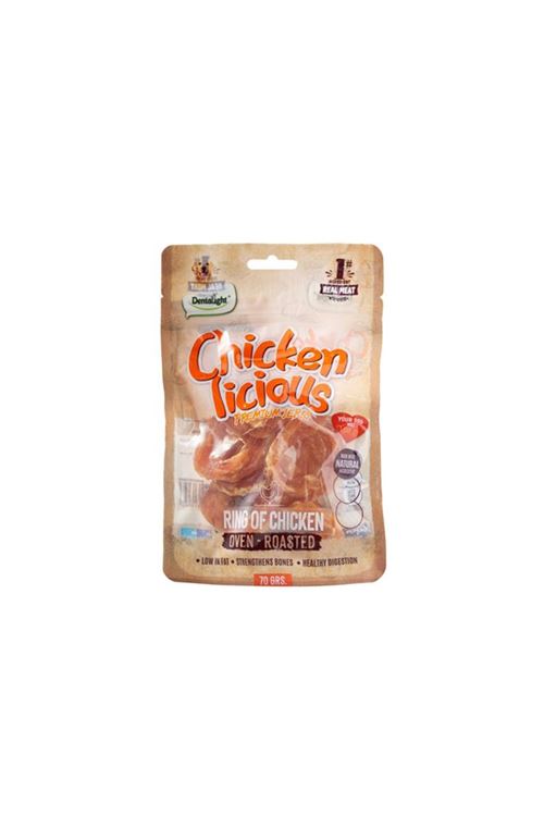 DENTALIGHT CHICKEN RING OF CHICKEN 70G