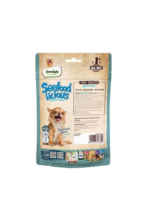 DENTALIGHT SEAFOOD STRIP OF SALMON 70G