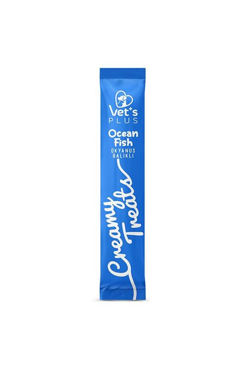 Vet's Plus Okyanus Balıklı Krema Kedi Ödül Maması 5x14gr