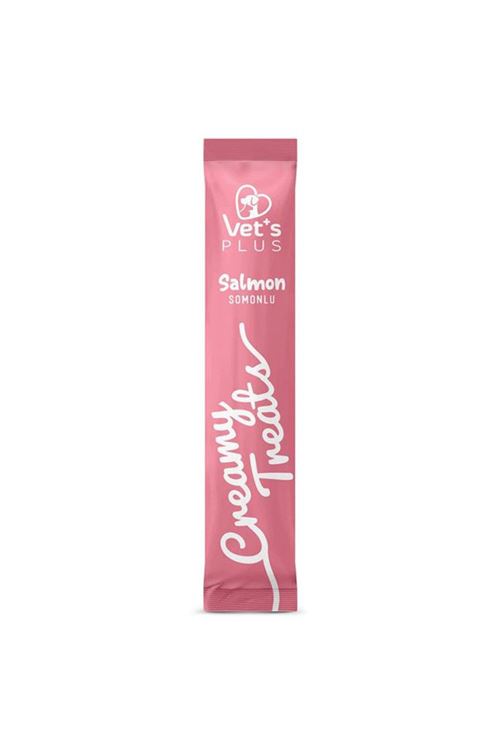 Vet's Plus Somonlu Sıvı Kedi Ödül Maması 5x14gr
