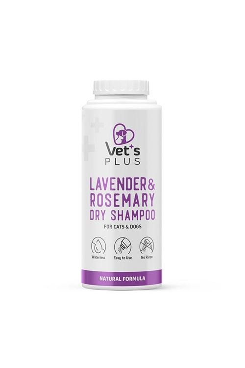 Vet's Plus Kedi ve Köpekler İçin Lavanta ve Biberiye Özlü Toz Şampuan 150gr