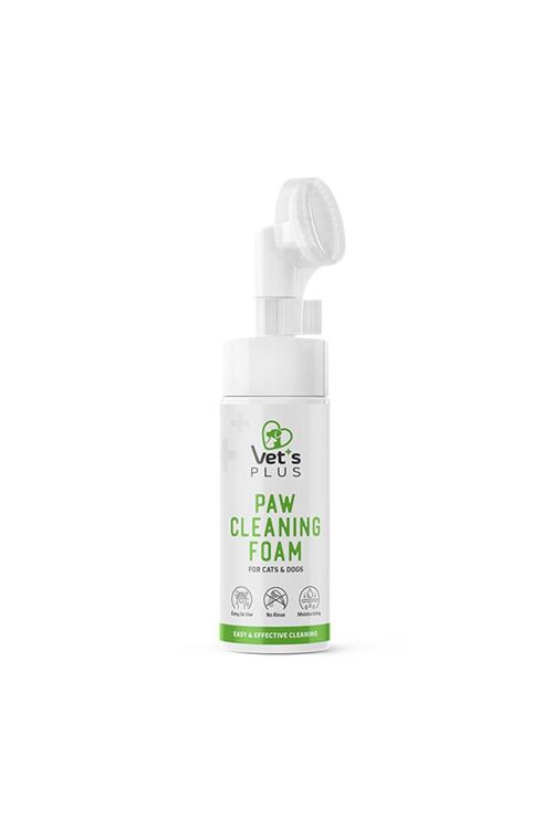 Vet's Plus Kedi ve Köpekler İçin Aloe Vera Özlü Pati Temizleme Köpüğü 150ml