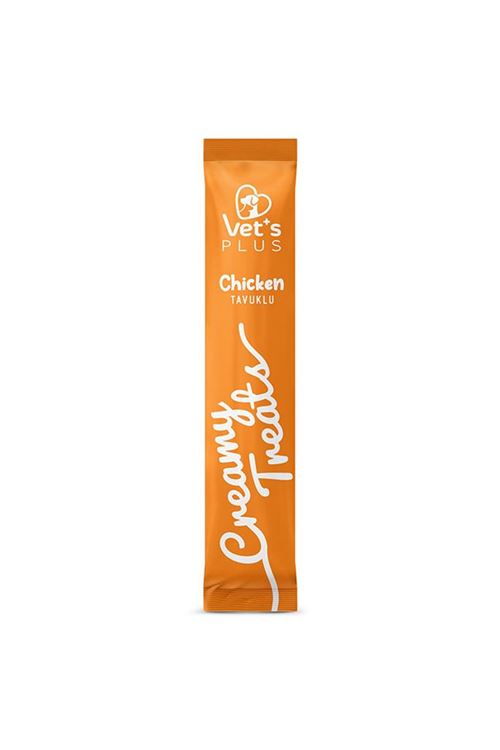 Vet's Plus Tavuklu Krema Kedi Ödül Maması 5x14gr